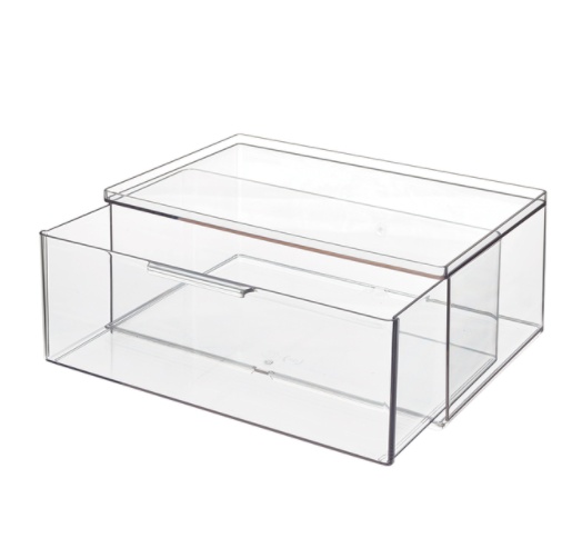 Minibyrå, Stapelbar, Hög, THE HOME EDIT ALL-PURPOSE DRAWER , 26,7 x 17,8 x H 10,8 cm, Klar