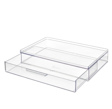 Minibyrå, Stapelbar, THE HOME EDIT ALL-PURPOSE DRAWER , 26,7 x 17,8 x H 5,1 cm, Klar