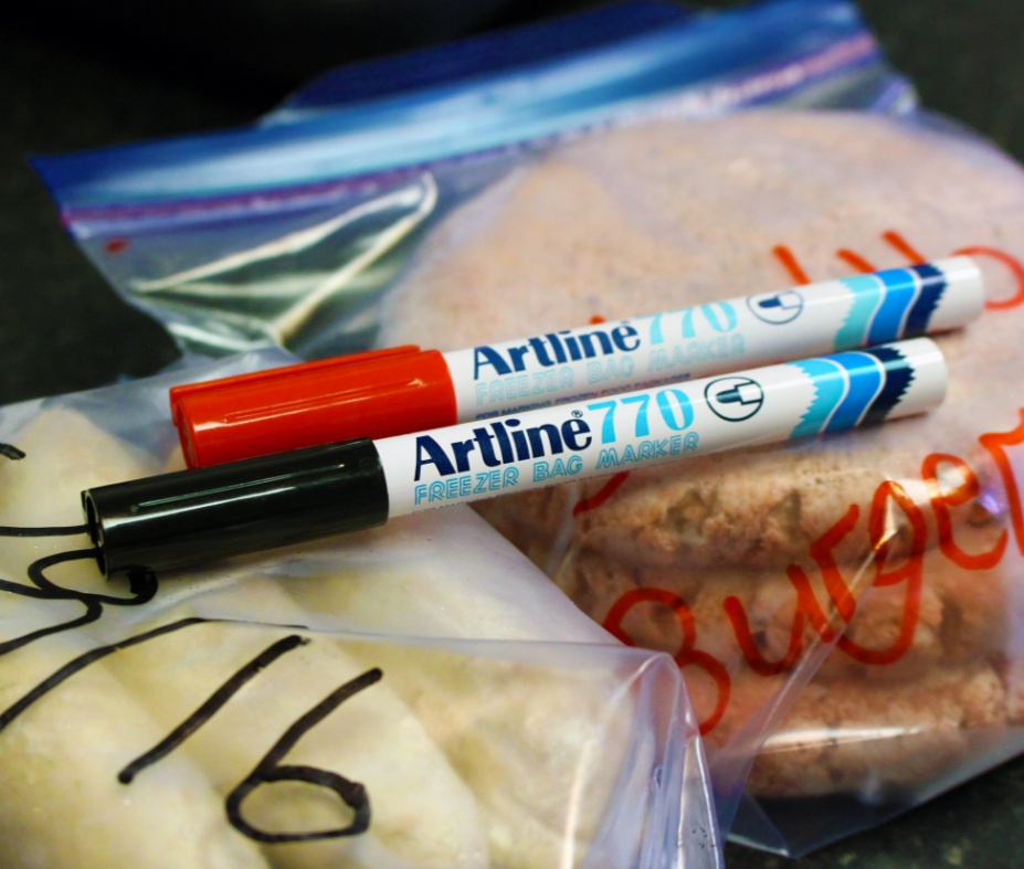 Märkpenna för frysen, ARTLINE FREEZER BAG MARKER, Svart skrift
