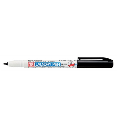 Märkpenna för Textil mm, ZIG LAUNDRY PEN, Svart