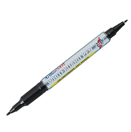 Märkpenna med dubbla spetsar, ARTLINE TWIN ENDED, 0.4 mm + 1 mm, Svart