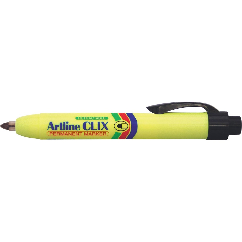 Märkpenna med tryckmekanism, ARTLINE CLIX, 1,5 mm, Svart