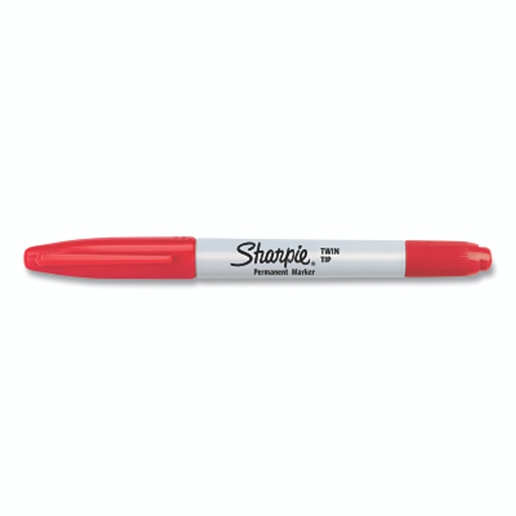 Märkpenna med två spetsar, Permanent SHARPIE TWIN-TIP