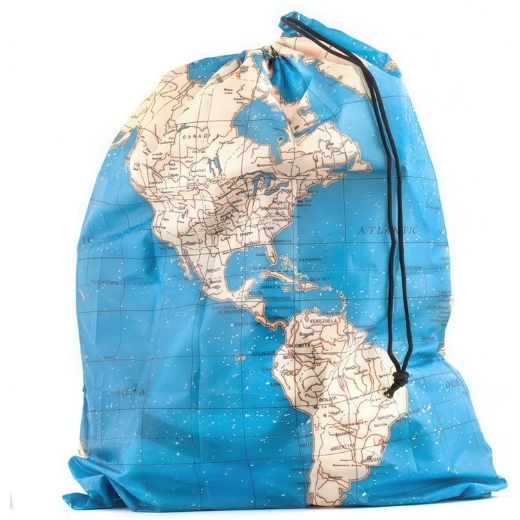 Packpåsar för Resan, 4-pack, AROUND THE WORLD BAGS, Blå / Beige