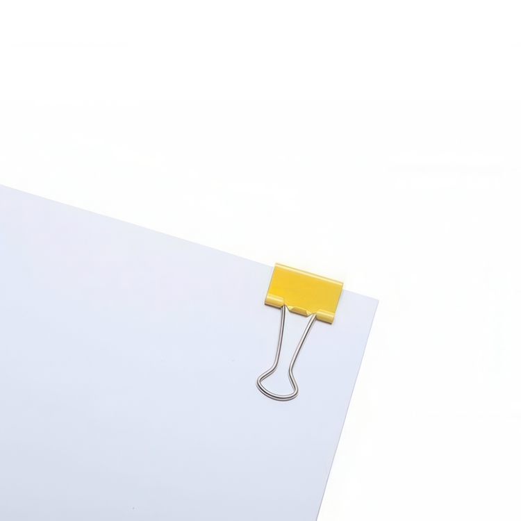 Pappersklämmor, 12 st, FOLDBACK CLIPS XS 19 mm