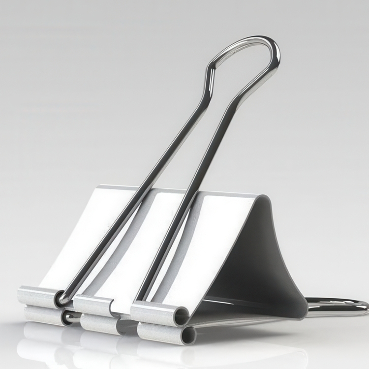 Pappersklämmor, 6 st, FOLDBACK CLIPS LARGE - 41 mm