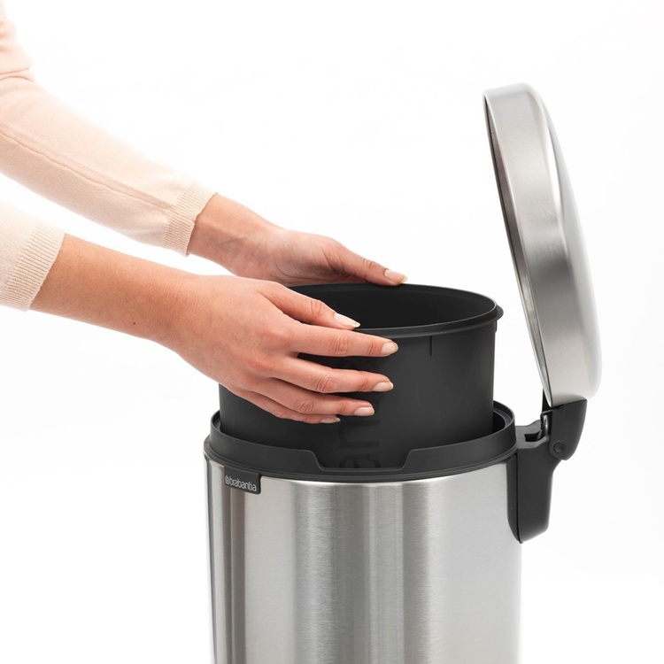 Papperskorg / Pedalhink, 12 L, BRABANTIA NEWICON, Ø 25,1 x H 41,1 cm
