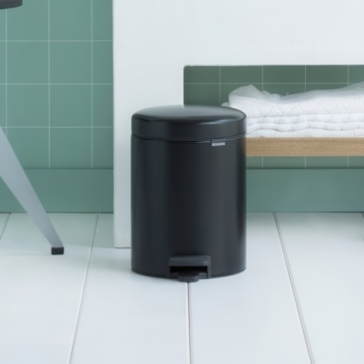 Papperskorg / Pedalhink, 5 L, BRABANTIA NEWICON, Ø 20,5 x H 29,1 cm