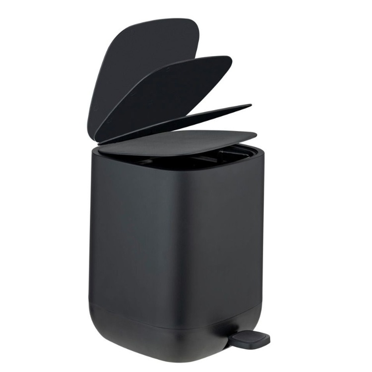 Papperskorg / Pedalhink, 5 L, DAVOS EASY-CLOSE, Svart