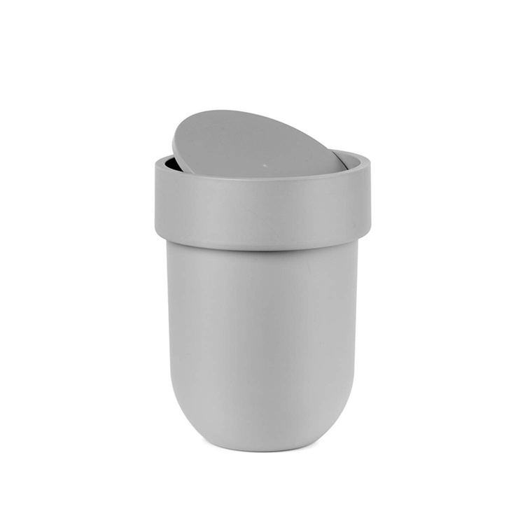 Papperskorg med lock, TOUCH WASTE CAN, Ø 19 x H 30 cm, Umbra