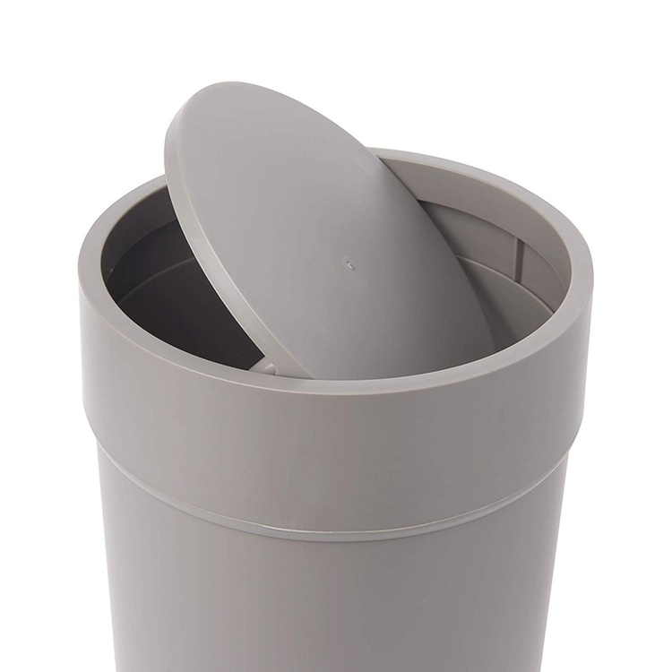 Papperskorg med lock, TOUCH WASTE CAN, Ø 19 x H 30 cm, Umbra