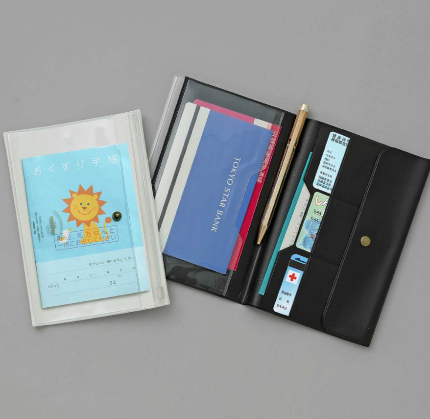 Pass och kortfodral, NÄHE TRAVEL ORGANIZER, 19 x 1,5 x H 13.5 cm