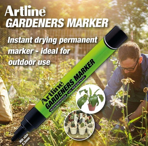 Penna för trädgården ARTLINE GARDENERS MARKER 2,3mm, svart