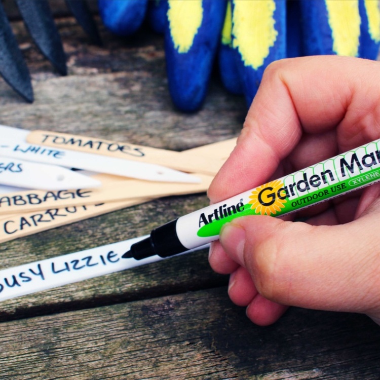 Penna för trädgården GARDEN MARKER, 0,8mm, Artline, svart