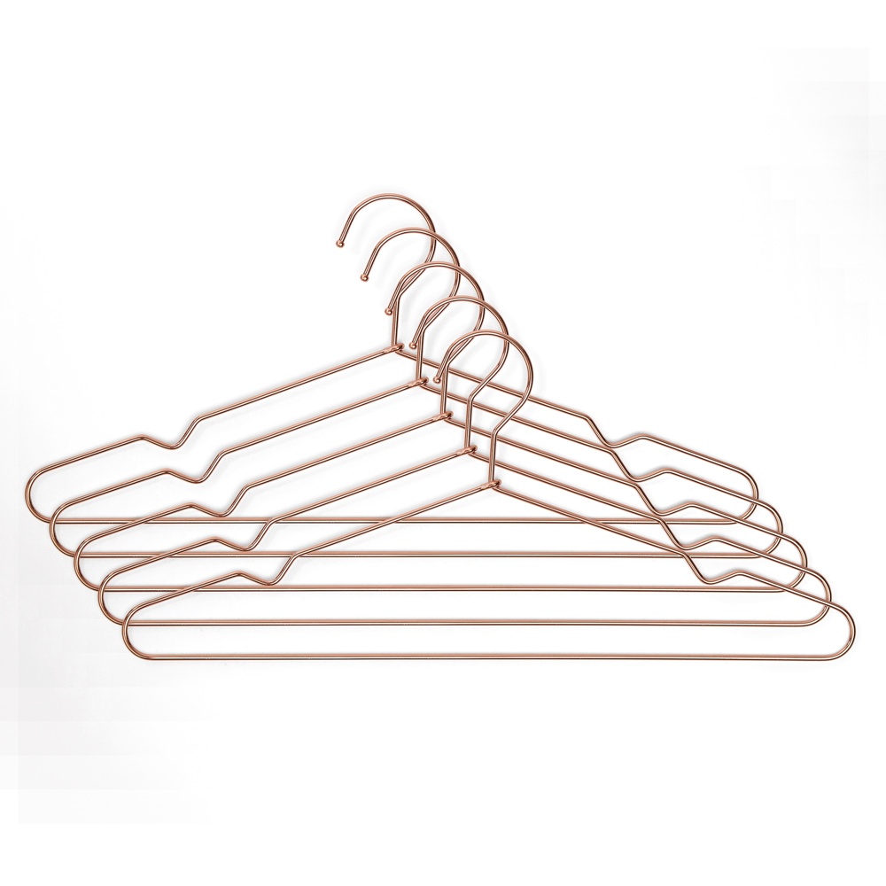 Platsbesparande galgar, 5 st, PERCHAS DE COBRE, 40 cm, Koppar