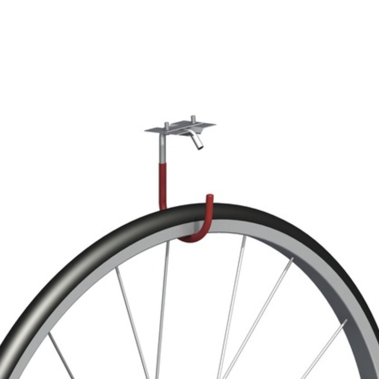 Redskapskrok / Cykelkrok, HABO BIKE HOOK, Röd