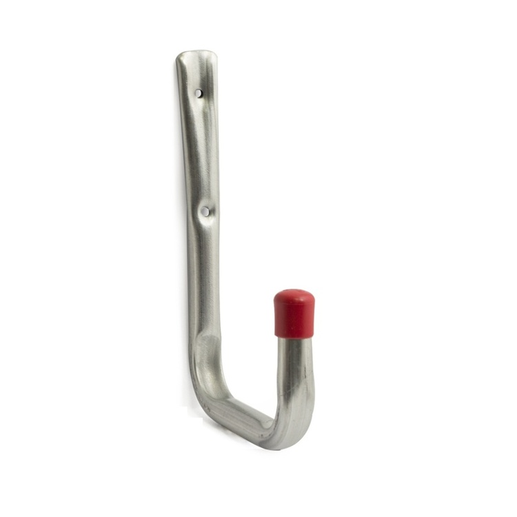Redskapskrok / Väggkrok, 11,5 cm, HABO 8505, Stål / Röd