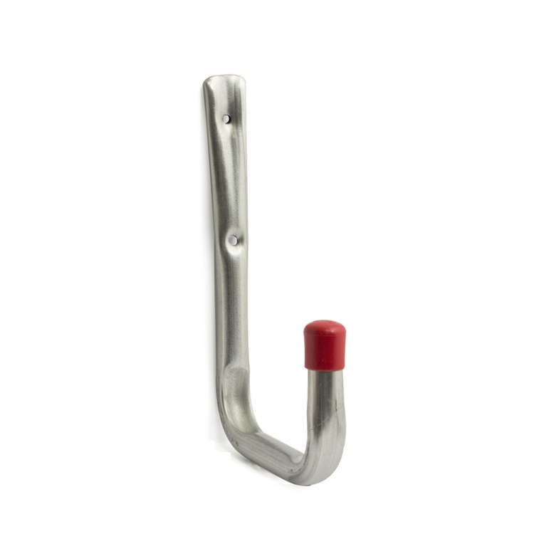 Redskapskrok / Väggkrok, 22 cm, HABO 8501, Stål / Röd
