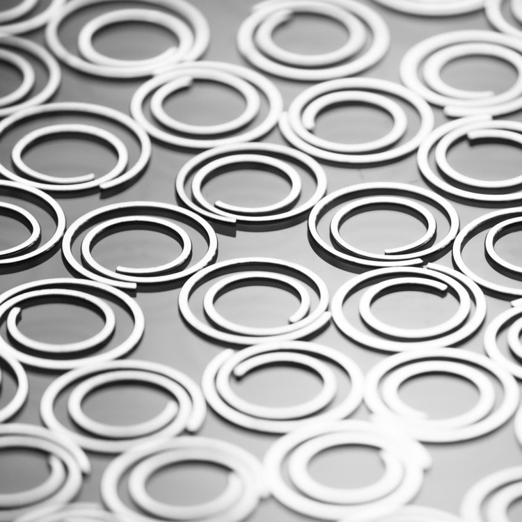 Runda gem, 50 st, DESKSTORE MOON CLIPS MEDIUM, Ø 2,5 cm, Silver