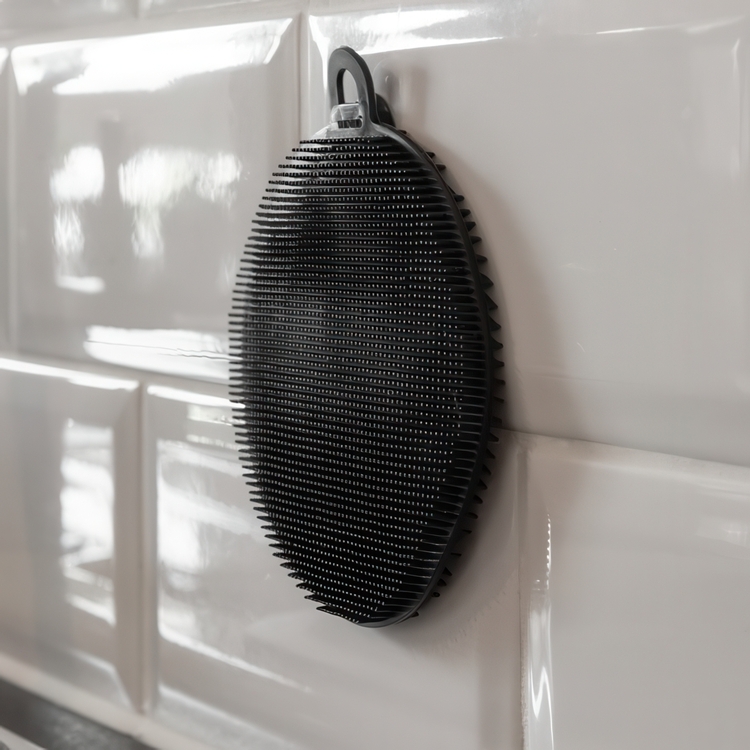 Silikonsvampar för disk, Mjuka, Tåliga, 2 st, DISH SPONGES, Ø 12, Svarta