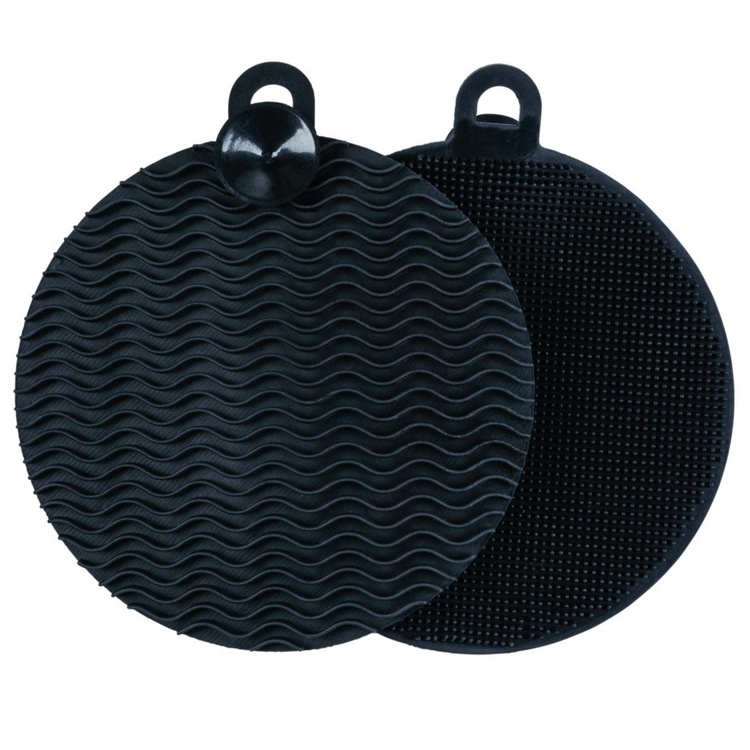 Silikonsvampar för disk, Mjuka, Tåliga, 2 st, DISH SPONGES, Ø 12, Svarta