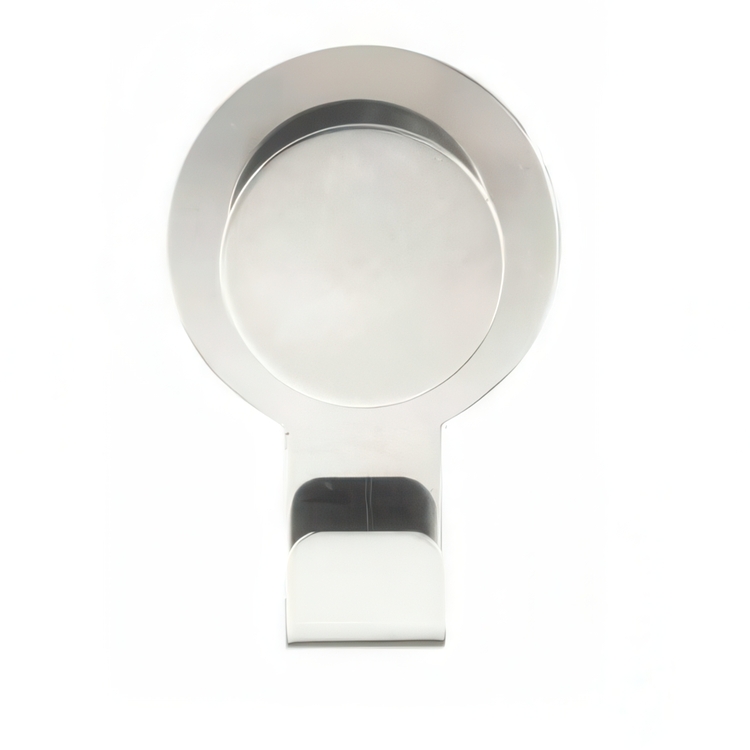 Självhäftande krok i metall, BLANDAS DUBBELKROK, 5 x H 7,5 cm