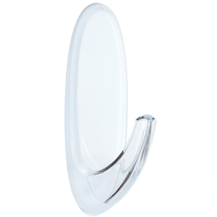 Självhäftande krok, Avtagbar, COMMAND LARGE, 3,5 x H 8,6 cm, Klar