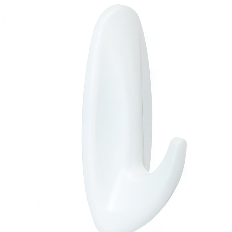 Självhäftande krokar, Avtagbara, 2 st, COMMAND MEDIUM, 2,9 x H 7,9 cm, Vit