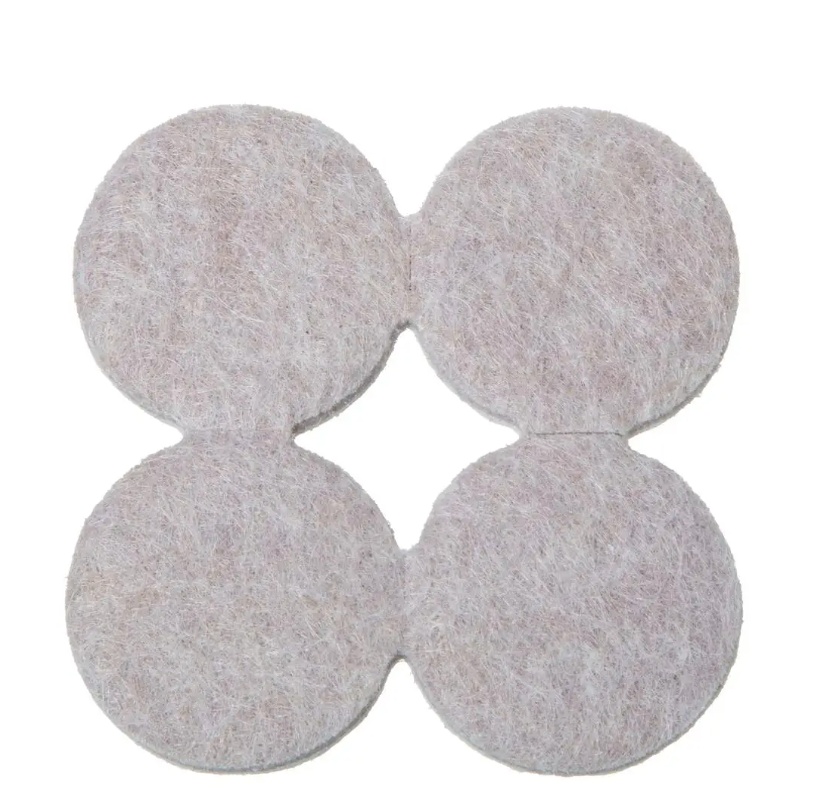 Självhäftande Möbeltassar, 144 st, BIG PACK FURNITURE PADS, Beige