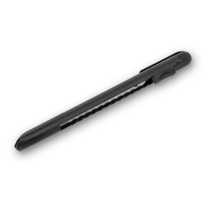 Skalpell, MIDORI PEN CUTTER,â 1 cm × 14 cm, svart
