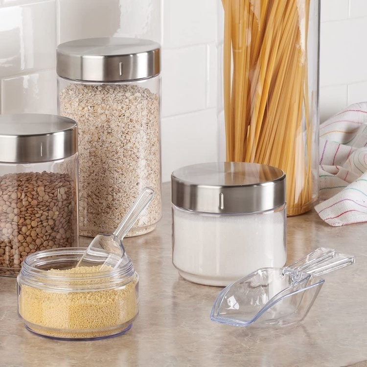 Skopor i olika storlekar, 4 stycken, BASIC SCOOPS, Klara