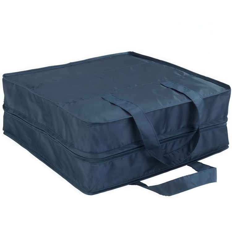 Skoväska för 6 par skor, BUSINES BLUE, 36,5 x 36,5 x 15,5 cm , Blå