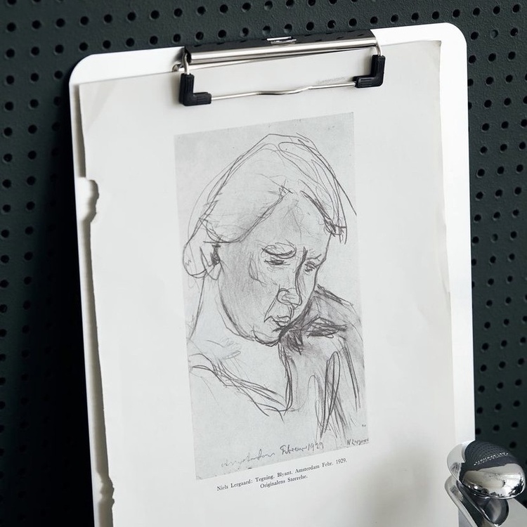 Skrivplatta / Menyplatta i Aluminium, WRITE A4, Silver