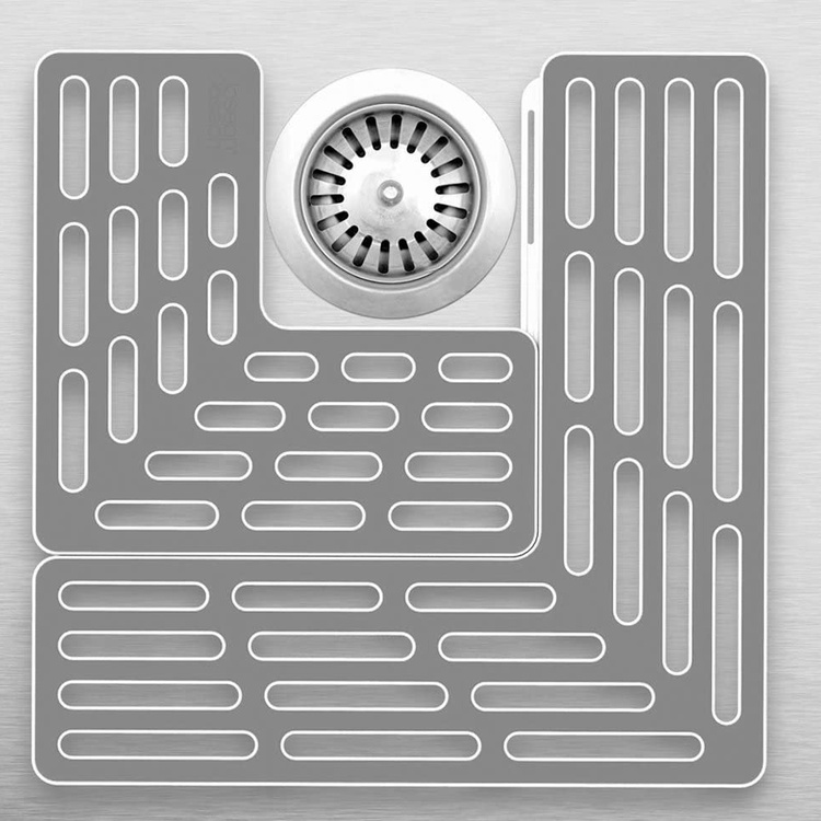 Skydd i diskhon, Justerbart, SINK SAVER, Joseph Joseph, Mörkgrå
