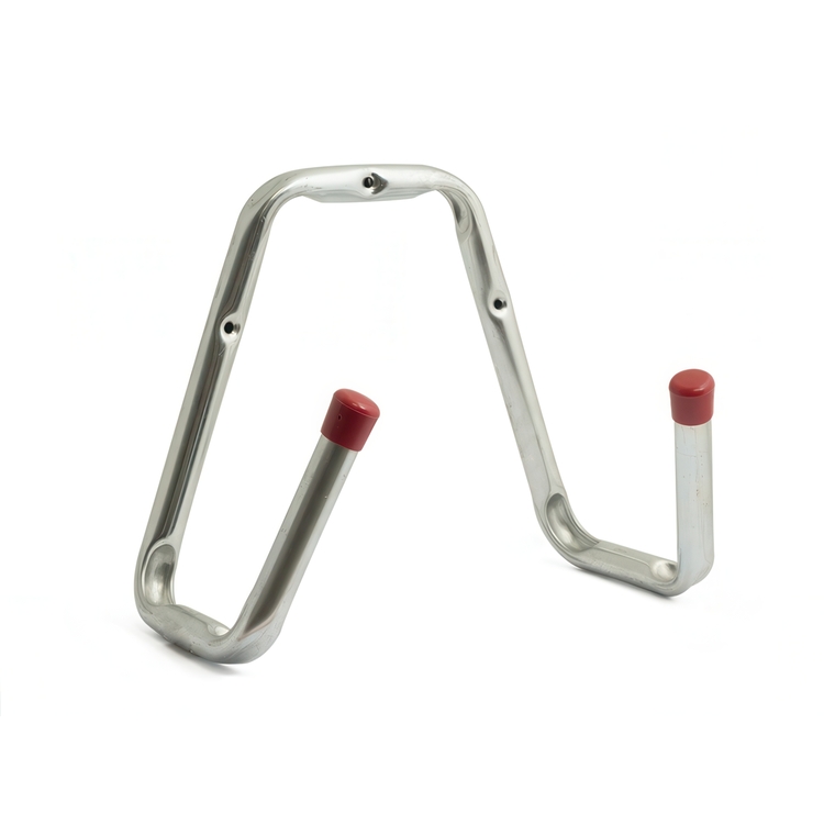Slanghållare, Vägghängd, 2-krok, HABO HOSE HOLDER, Silver