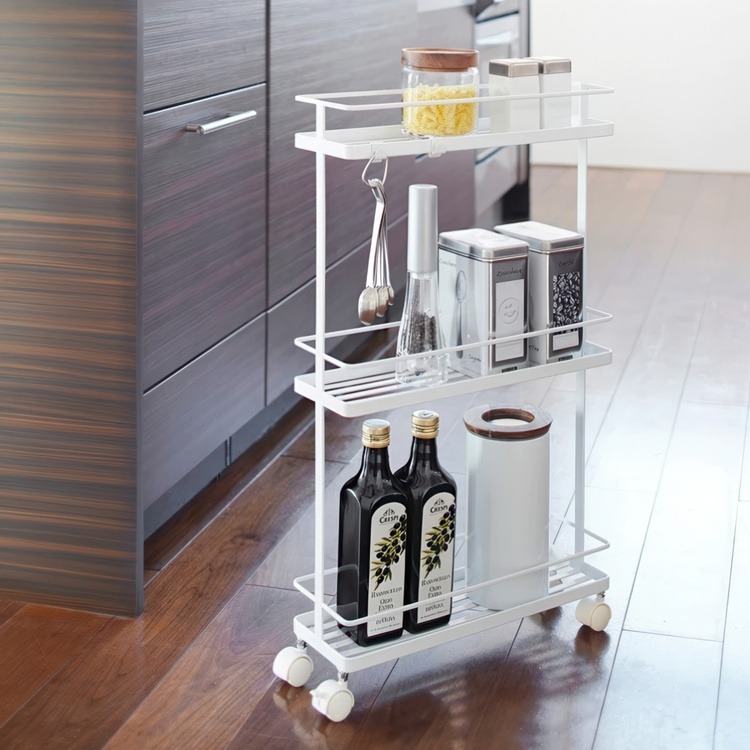 Smal förvaringsvagn, TOWER KITCHEN CART, Yamazaki