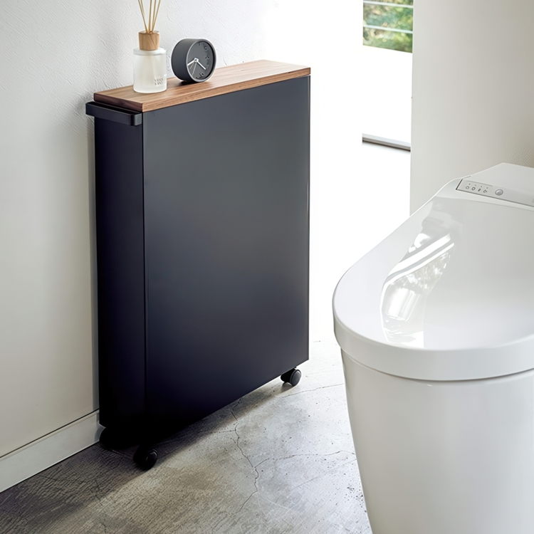 Smal förvaringsvagn, TOWER ROLLING SLIM CART, 13 x 47,5 x H 68 cm