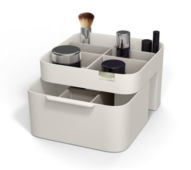 Sminkställ med låda, VIVA MEDIUM COSMETIC ORGANISER, Joseph Joseph, Benvit