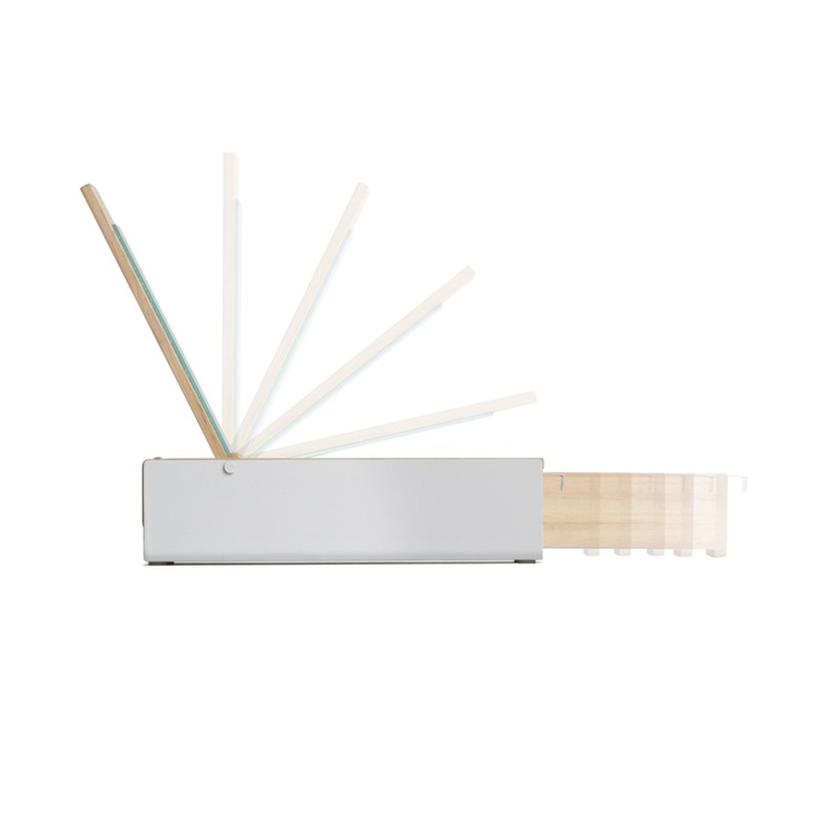 Smyckeskrin med spegel, REFLEXION, Umbra, 23,5 x 14 x H5,7 cm, Natur / Vit