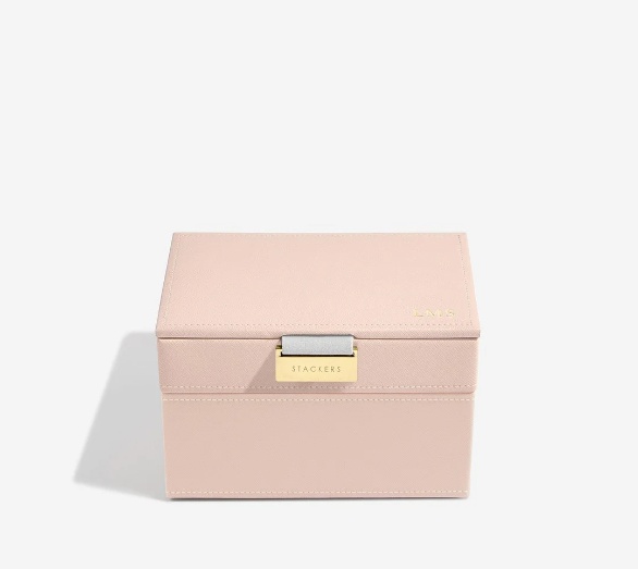 Smyckesskrin 2 våningar, Mini, Stackers, Rosa