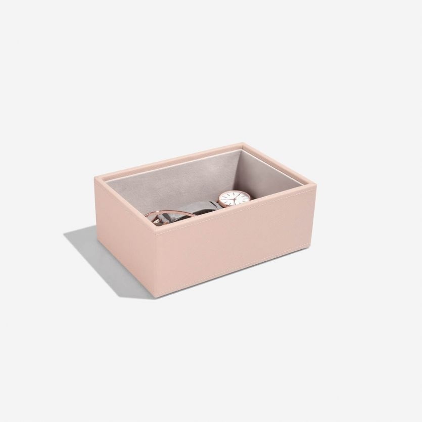 Smyckesskrin 2 våningar, Mini, Stackers, Rosa