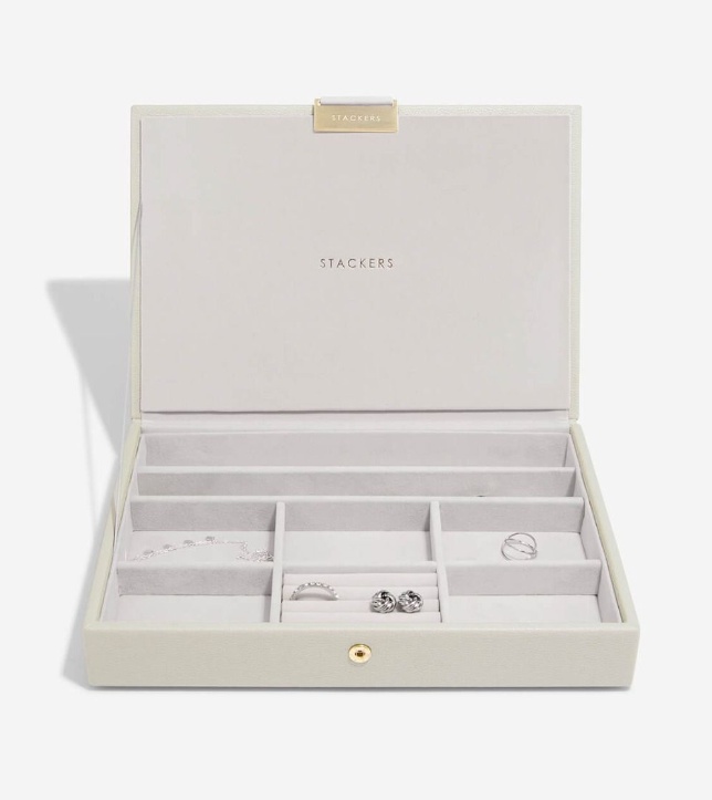 Smyckesskrin 5 våningar, Classic, Stackers, Beige