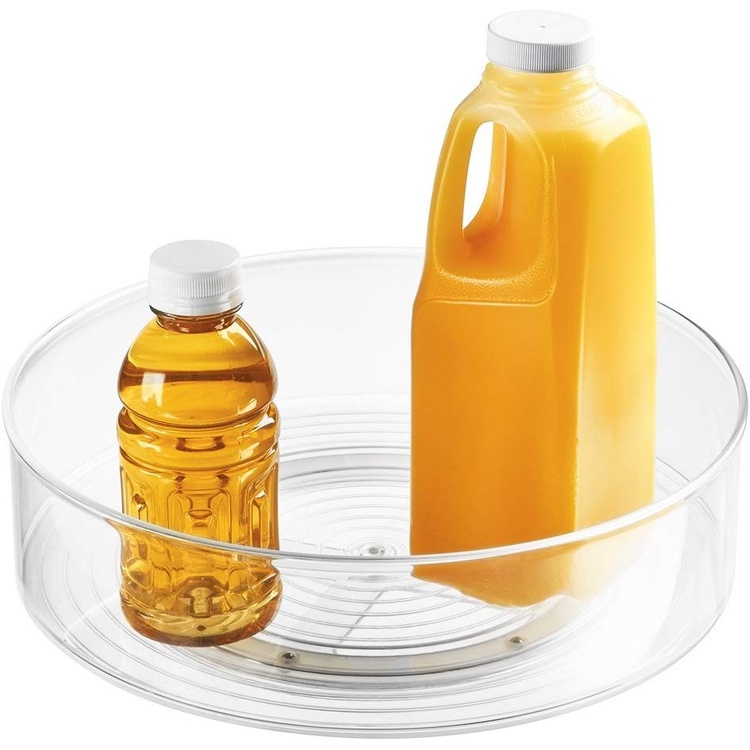 Snurrbricka, Hög kant, ID LAZY SUSAN BIN, Ø 29,2 cm, Transparent