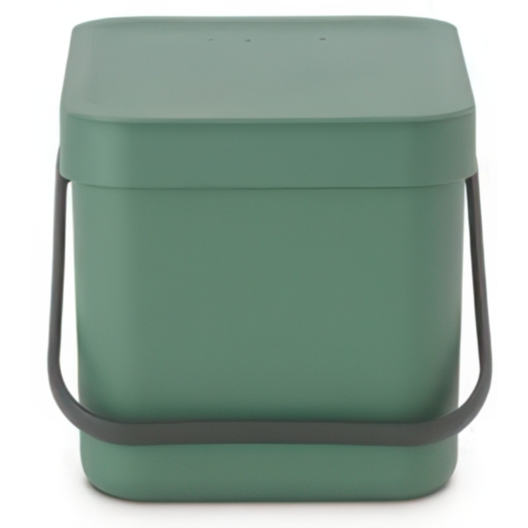 Sophink, Liten, BRABANTIA SORT & GO WASTE BIN, 6 L, Grön