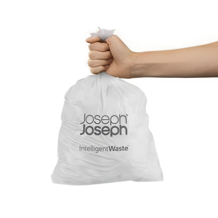 Soppåsar 4 liter, 100% Komposterbara, 50 st, WASTE LINERS IW2, Joseph Joseph, Vita