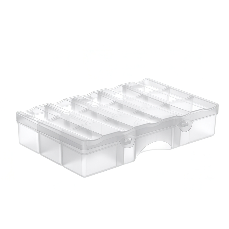 Sorteringslåda med lock, 13 fack, SMARTSTORE ORGANIZER MEDIUM, 29 x 19 x H6 cm