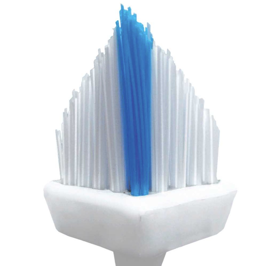 Specialformad Borste för kakelfogar, PROFI GROUT BRUSH, Vit / Blå 