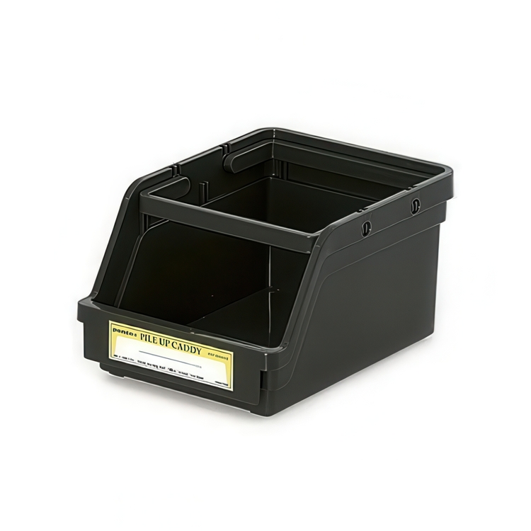 Stapelbar korg, öppen front, PENCO PILE UP CADDY, 18 x 13 x H 9,5 cm,