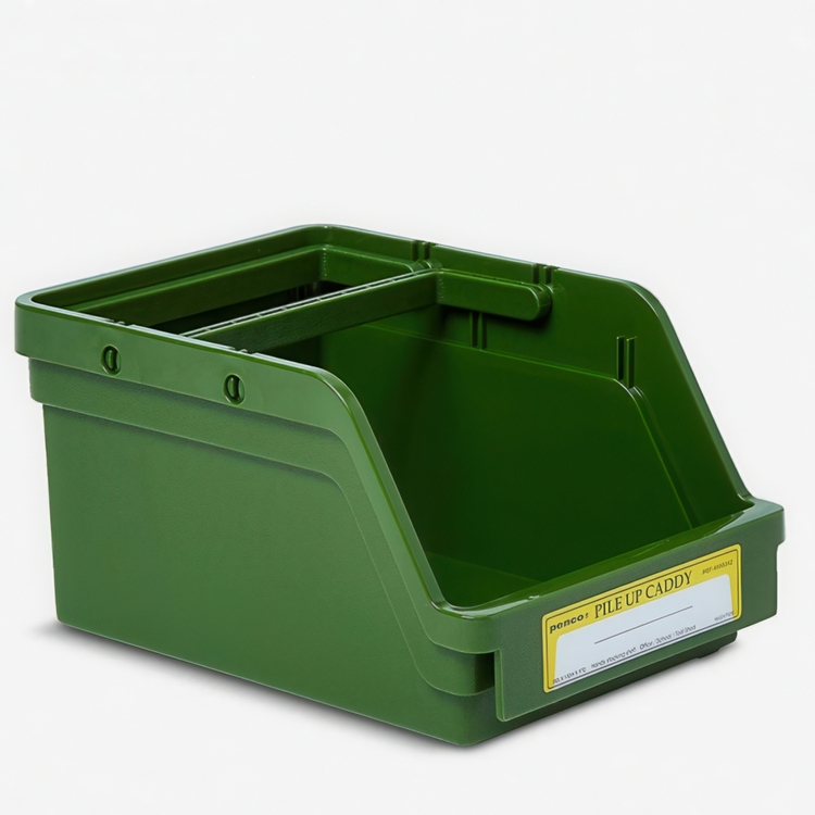 Stapelbar korg, öppen front, PENCO PILE UP CADDY, 18 x 13 x H 9,5 cm