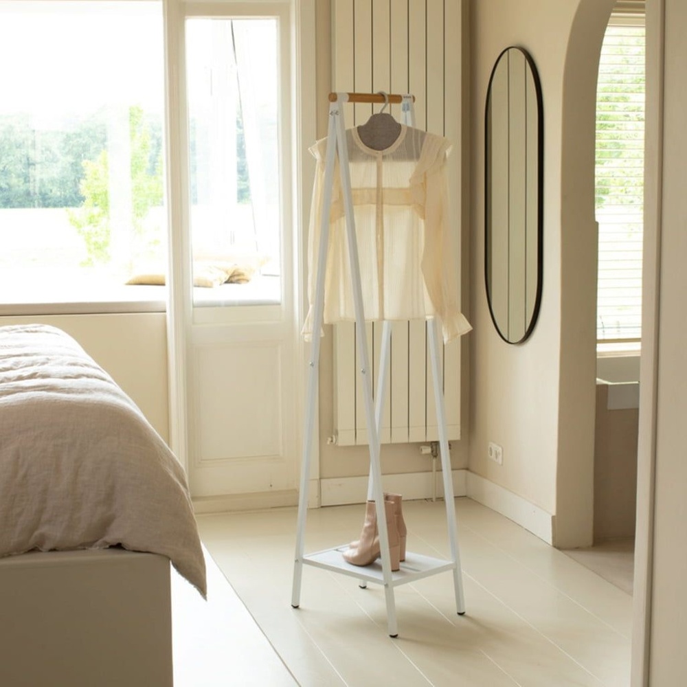 Steaming-Galge, BRABANTIA STEAM CLOTHES HANGER, 41,5 x 1,5 x H 22,5 cm , Beige-Grå